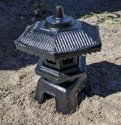 Cast Iron Japanese Pagoda Candle Lantern
