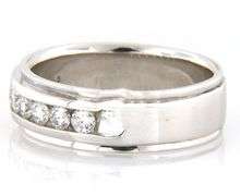 0.50ctw Diamond Channel Set Band Ring in 14K