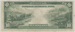 Nice Series of 1914 Large Size $10 Federal Reserve Note (3-C)