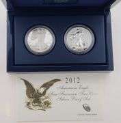 2012 American Eagle San Francisco 2 coin Silver Proof Set, PF & Reverse PF