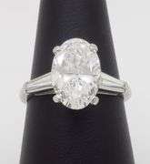 GIA Certified Oval Diamond Ring