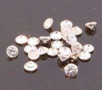 Sparkling .77ct set of matched round brilliant Diamonds!