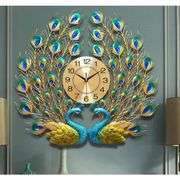 Large Peacock Wall Clock