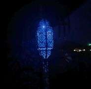 Moroccan  Hanging Solar Lantern
