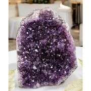 Natural Amethyst Crystal Geode Cluster