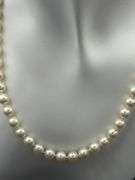 7mm White freshwater pearl necklace