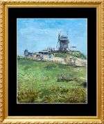 Collectible Vincent van Gogh, The Moulin du Blute-Fin Montmartre (1887)