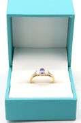10kt Yellow Gold Opal and Tanzanite Ring