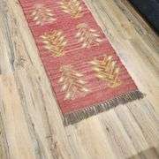 Handmade Wool Jute Kilim Rug