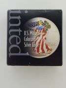 2000 Colorized American Silver Eagle With Box