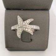 CERTIFIED 18K WHITE GOLD DIAMOND RING