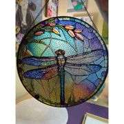 Dragonfly Stained Glass Suncatcher