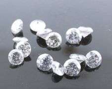 High fire! 1.13ct set of matched 2.4mm real Diamonds