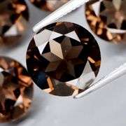 Full 5 piece 12.72ct set of Smoky Quartz solitaires!