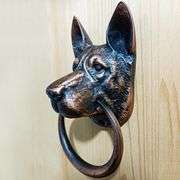 Solid Brass German Shepherd Dog Door Knocker