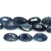 Glistening 9.50ct deep blue Sapphire set