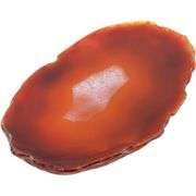 Set of 10 Natural Red Agate Geode Crystals