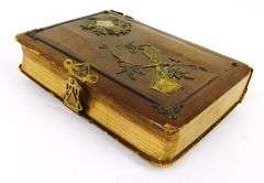 1857 Leather Prayer Book in Hebrew & English