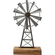 Rustic Farmhouse Tabletop Windmill
