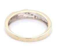 Sweet 14K WG Band with Diamond Accents