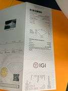 IGI CERTIFIED LOOSE DIAMOND 3.07 CARAT CUSHION CUT D-VS2