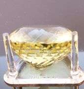 Stupid big! 120.57ct round cut Citrine!