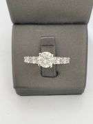 CERTIFIED BRAND NEW 14K WHITE GOLD DIAMOND ENGAGEMENT RING