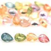 Vivid and glittering 4.67ct Songean Sapphire set