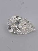 IGI CERTIFIED LOOSE DIAMOND 5.01 CARAT LAB GROWN PEAR SHAPE F-VS2