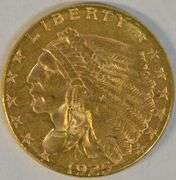 Very pretty high end 1925-D US $2.50 Indian Gold Piece