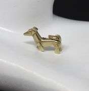 14kt Yellow gold Dog charm