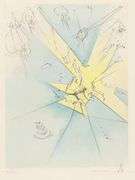 Highly Collectible Salvador Dali Pencil Signed Etching From The 'After 50 Years of Surrealism' Suite