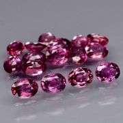 Collectors 3.72ct violet red Ruby set -Untreated!!!