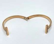 Tiffany Flexible 18K Gold Bangle with 1.17ct Diamonds
