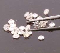 Sparkling .77ct set of matched round brilliant Diamonds!