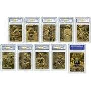 Complete Star Wars Limited Edition 23K Gold Card Set