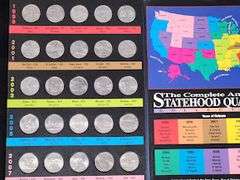 Growth Of A Nation, 50 State Quarter Set Folder