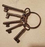 Cast Iron Skeleton Keys Set