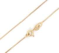 18kt Yellow gold box chain necklace