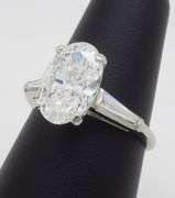GIA Certified Oval Diamond Ring