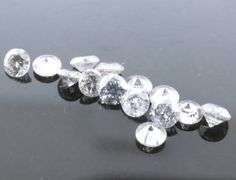 High fire! 1.13ct set of matched 2.4mm real Diamonds