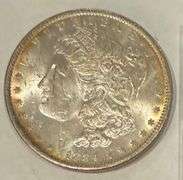 1884 Ol BU Morgan Dollar Frosty White