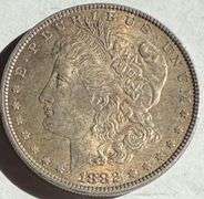 1882 Toned Unc Morgan Dollar