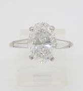 GIA Certified Oval Diamond Ring