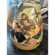 Artistic Retro Electric Kettle with Thermometer
