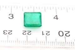 Immense! 2.57ct pendant cut Emerald with outstanding color!