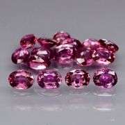 Collectors 3.72ct violet red Ruby set -Untreated!!!