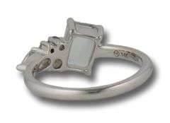 Handsome White Gold Aquamarine Multi Stone Ring