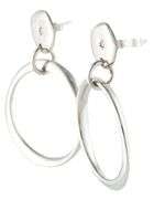 Roberto Coin 0.02ctw Diamond Drop Circle Earrings in 18K