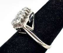 Magnificent 14K White Gold Diamond Ring
